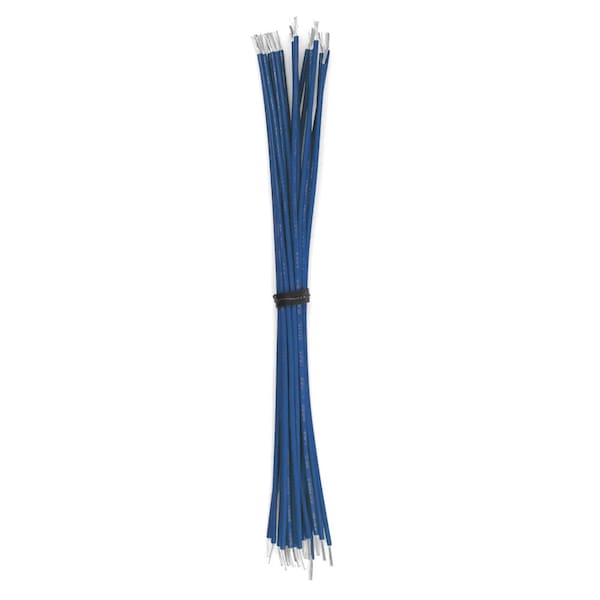 Lead Wire, UL1061, 16 AWG, Blue, 6 in, 1000 PK